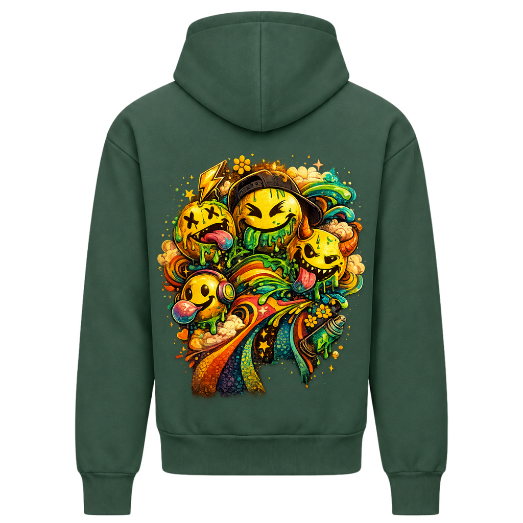 Crizzle Smile - Bottle Green - Rueckseite