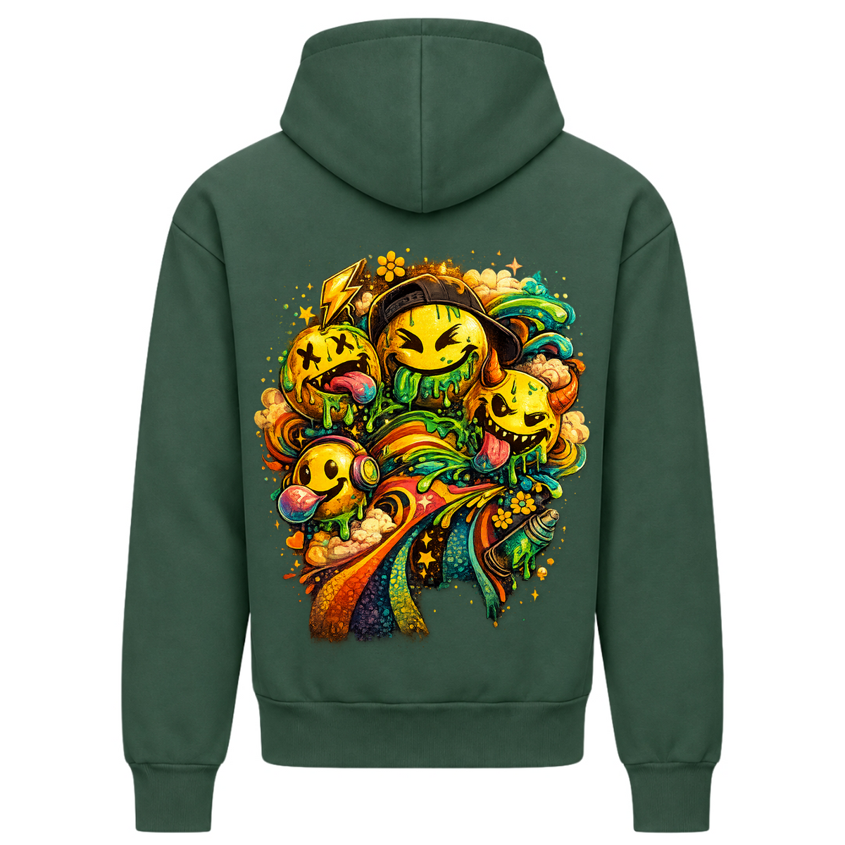 Crizzle Smile - Bottle Green - Rueckseite