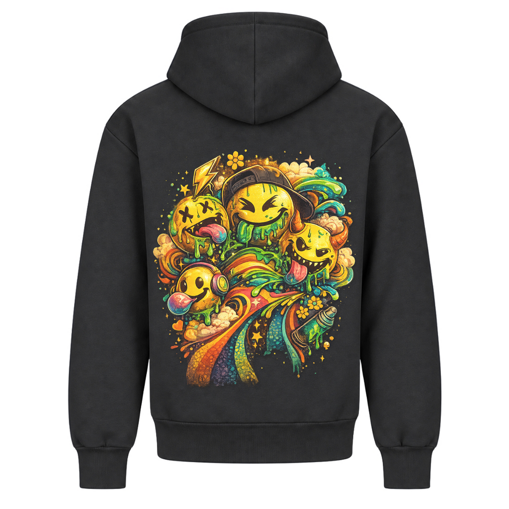 Crizzle Smile - Solid Charcoal - Rueckseite