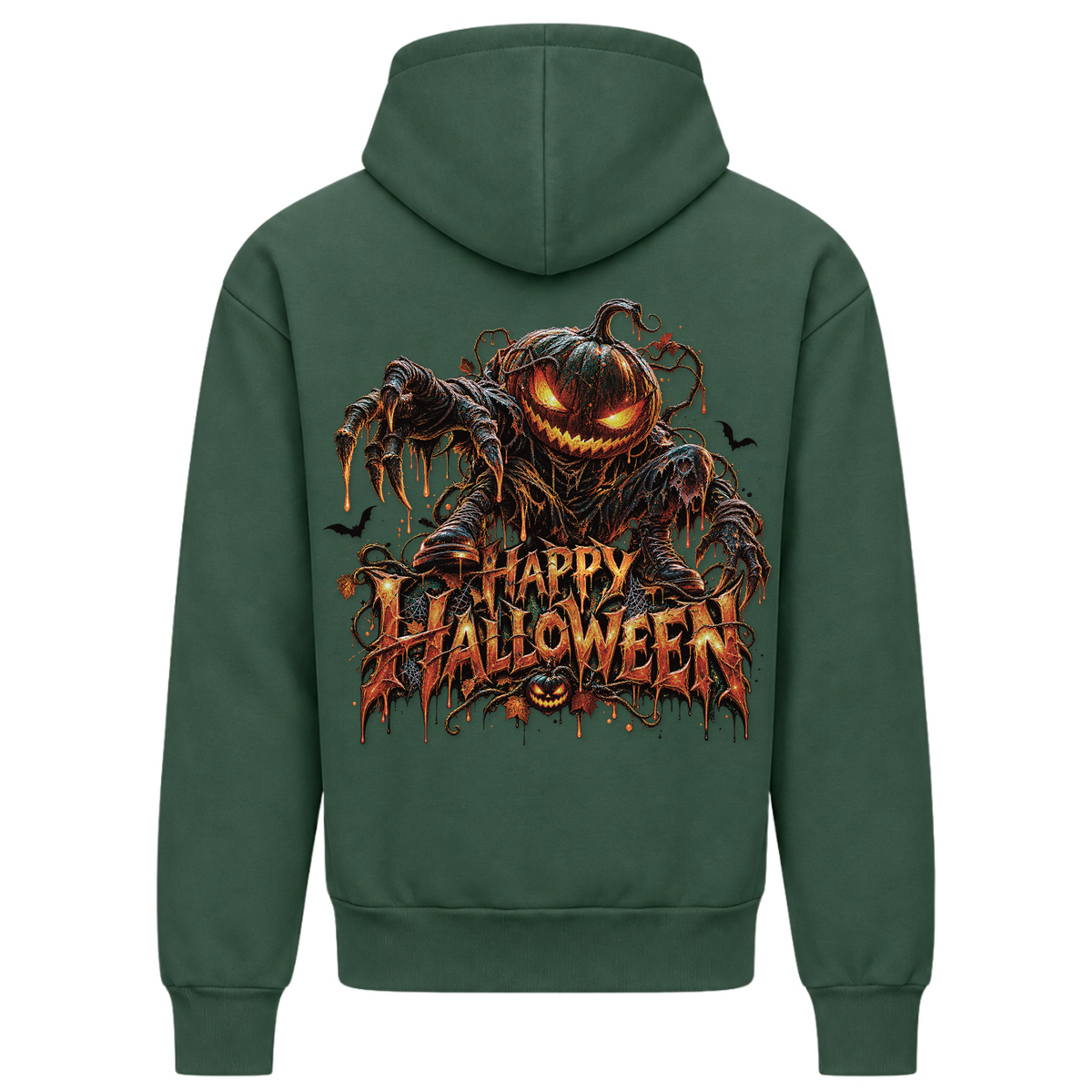 Happy Halloween - Bottle Green - Rueckseite