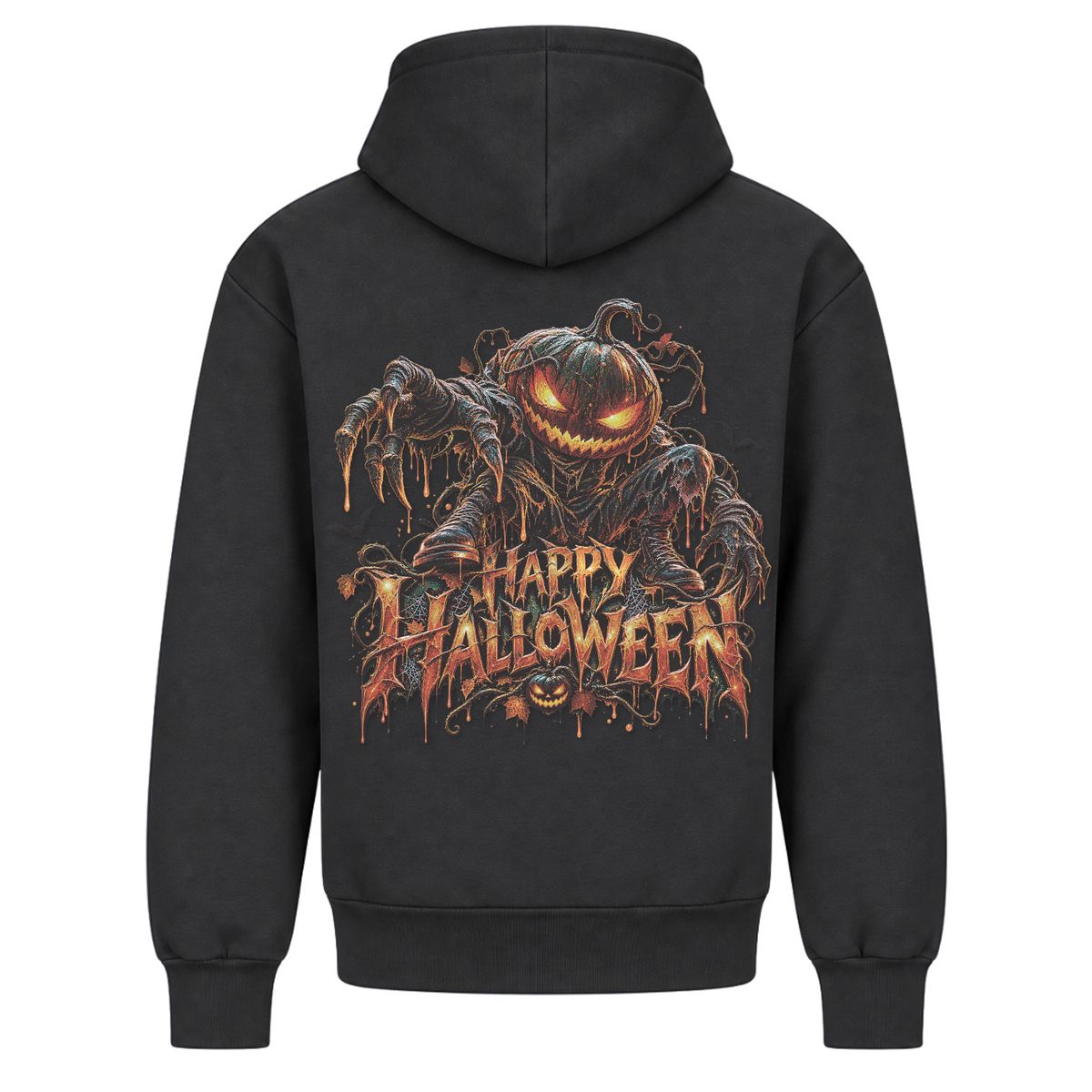 Happy Halloween - Solid Charcoal - Rueckseite