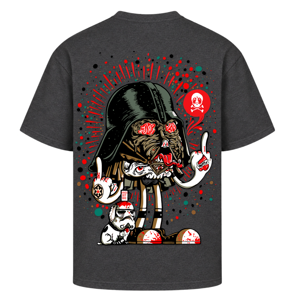 Darth F*uck - Charcoal (Heather) - Rueckseite