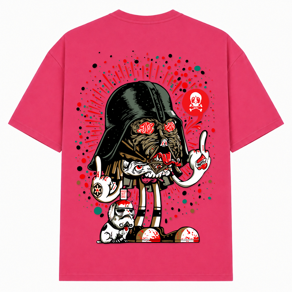 Darth F*uck - Hibiskus Pink - Rueckseite