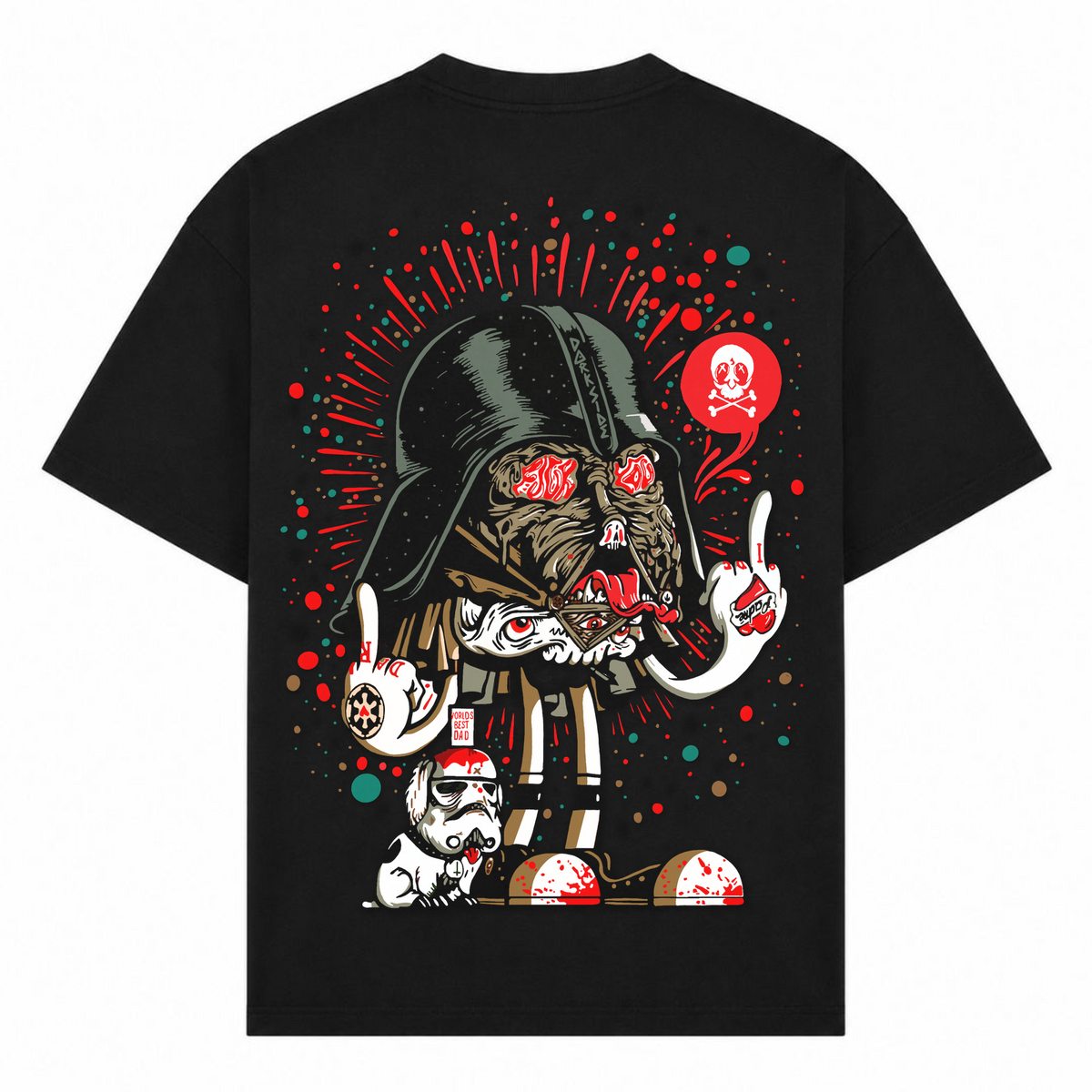 Darth F*uck - Schwarz - Rueckseite