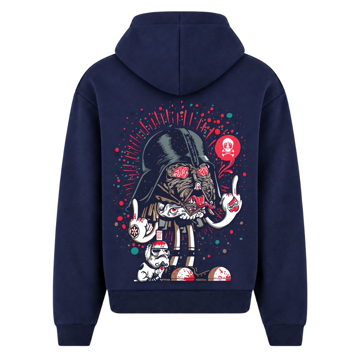 Darth F*ck - Navy - Rueckseite