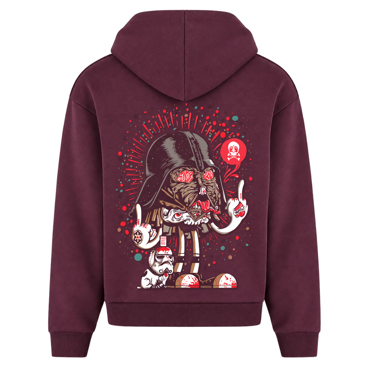 Darth F*ck - Plum Purple - Rueckseite