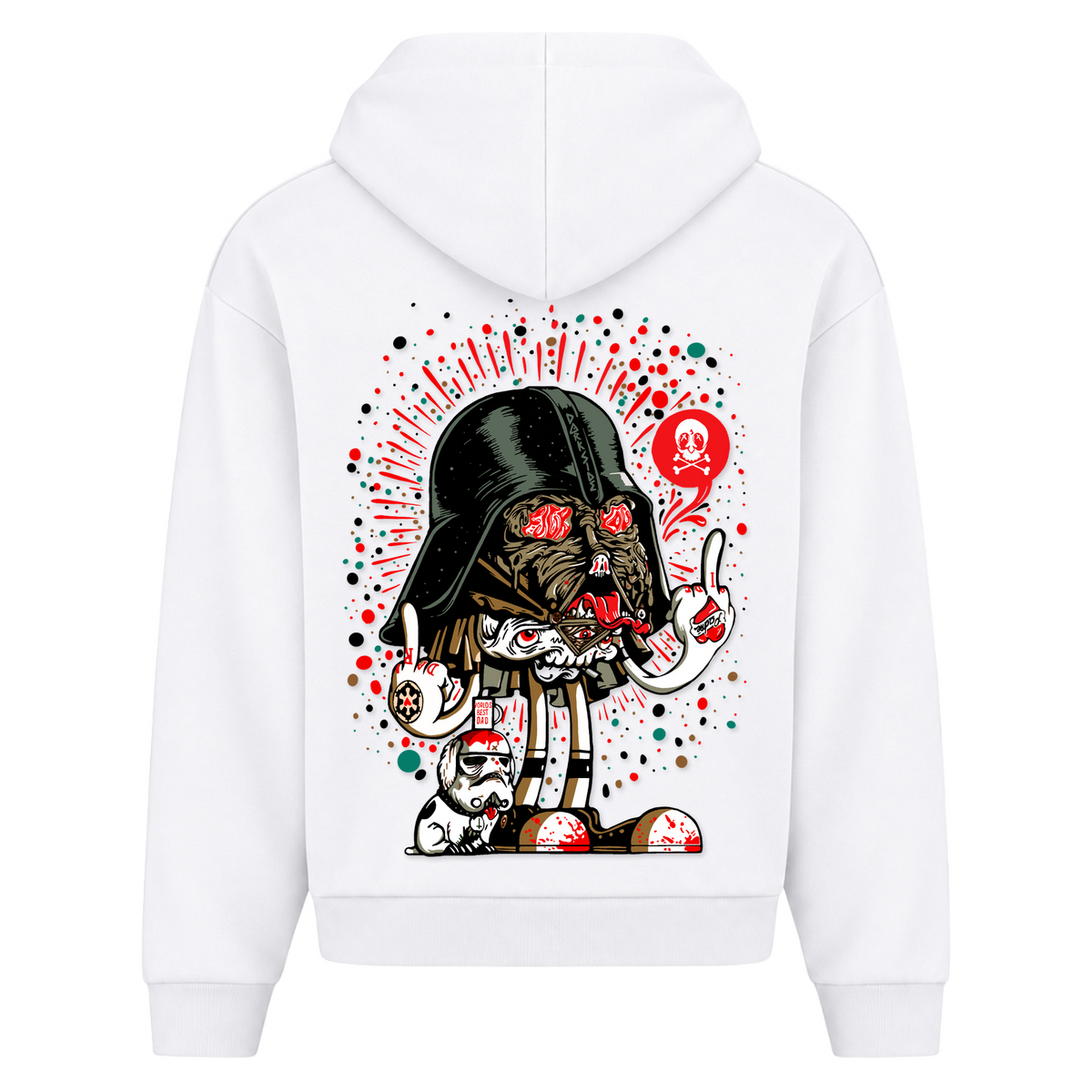 Darth F*ck - White - Rueckseite