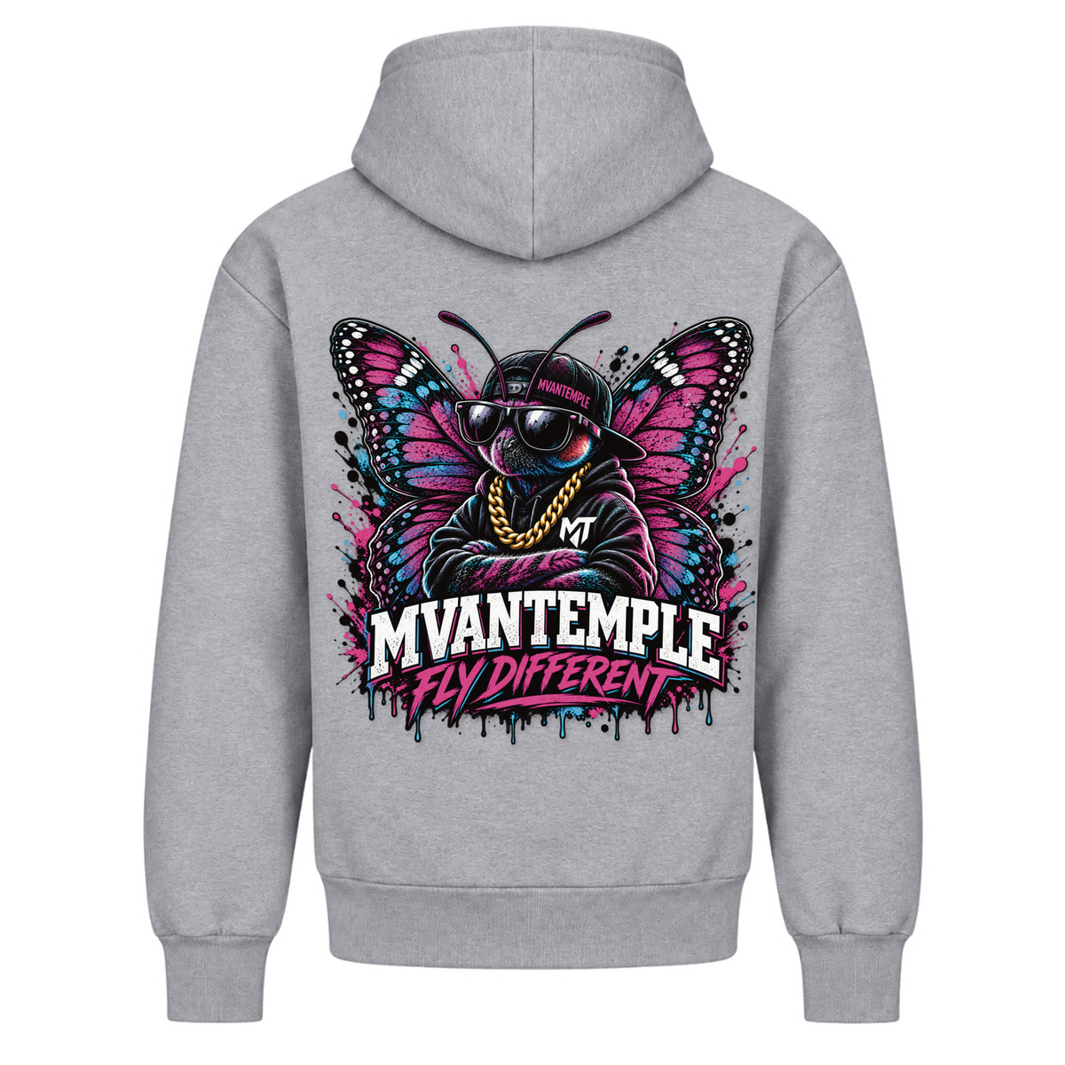 Fly Different - Heather Grey - Rueckseite