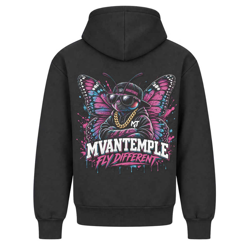 Fly Different - Solid Charcoal - Rueckseite